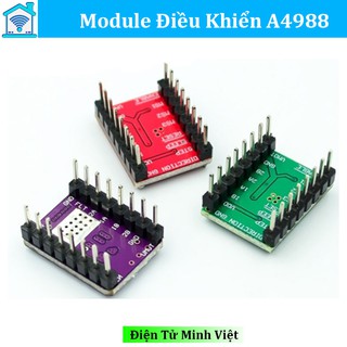 Module điều khiển động cơ A4988, (Kèm Tản Nhiệt) ĐC