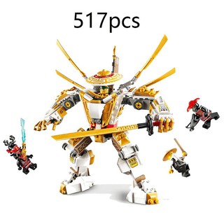 （CÓ SẴN）Đồ chơi lắp ráp mô hinh ninja 11492 Golden Mech robot người máy tổ sư Golden Mech