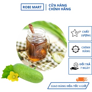 Bí đao thái lát sấy lạnh Robi Mart gói 250g - Giảm cân thanh nhiệt đẹp da