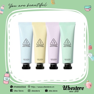 KEM LÓT HIỆU CHỈNH MÀU DA 3CE BACK TO BABY MAKE UP BASE SPF30 PA+++ 30ML