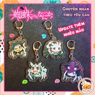 Móc khóa Mica Acrylic Kumo desu ga nani ka -  Tái sinh thành nhện Anime Keychain