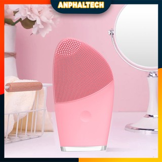 Máy Rửa Mặt Mini Cầm Tay Massage Mặt Silicon Siêu Sạch Binzim BZ0719