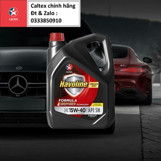Nhớt động cơ ô tô xăng Havoline Formula 15w40 / 20w50 [ 4L ]