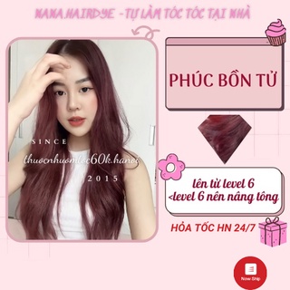 Thuốc nhuộm tóc màu Phúc Bồn Tử kèm oxy trợ dưỡng găng tay