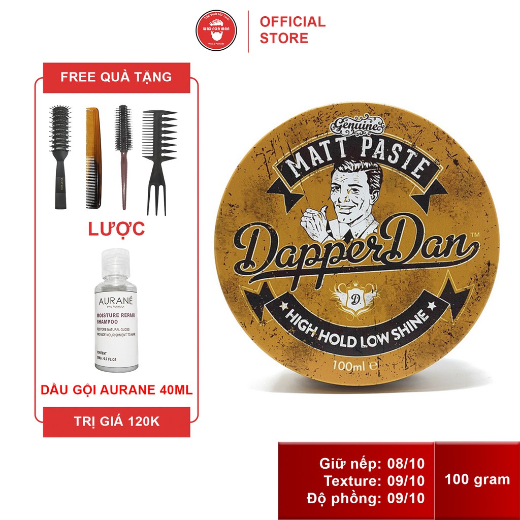Sáp vuốt tóc Dapper Dan Matt Paste