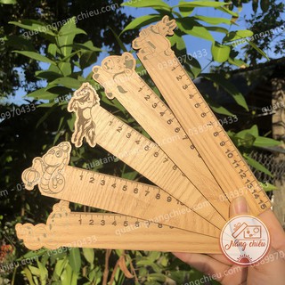 Thước kẻ gỗ khắc theo yêu cầu_ Thước cho giáo viên, học sinh_ món quà tặng ý nghĩa ngày ra trường