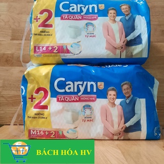 Tã Quần Caryn (M16,L14) + 2 miếng - BACH HOA HV
