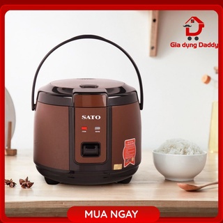 Nồi cơm điện SATO 18F051 Dung tích 1.8L Nâu, Đỏ, Bảo hành 18 tháng
