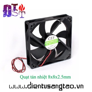 Quạt tản nhiệt 8x8x2,5cm ✅ [RẺ NHẤT VIỆT NAM ] ⚡
