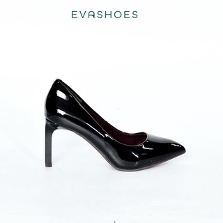 Giày cao gót da bóng cao 7cm Evashoes Eva022