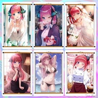 Poster Vải Nakano Nino Anime GoToubun no Hanayome