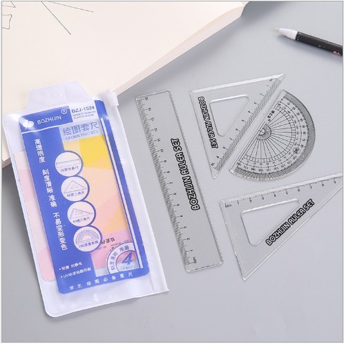 Combo 2 Bộ thước eke 4 món