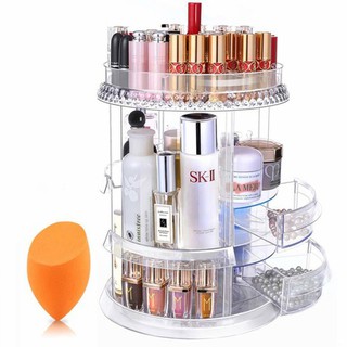 Kệ Mỹ Phẩm Xoay 360 Độ Tiện Dụng