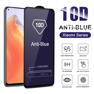 Kính Cường Lực Chống Ánh Sáng Xanh Cho Xiaomi Mi 9T 10T 11T 12T 11 Lite Poco F3 F4 M3 M4 X3 X4 X5 Pro 5G Redmi Note 7 8 10 10S 9 9S 11 11S 12 12S 9A 9C 10C