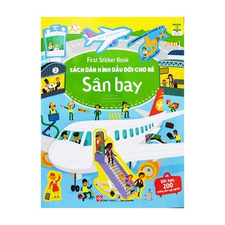 Sách dán hình đầu đời cho bé - Sân bay - Dành cho trẻ em từ 3 đến 8 tuổi