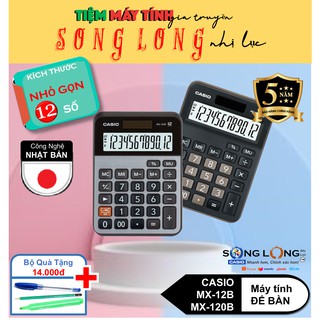 Máy Tính CASIO MX-12B &amp; MX-120B (12 số) Nhỏ Gọn – “Chuẩn mực Văn phòng” - 5 Năm Bảo Hành – Máy tính Cầm Tay Chính Hãng