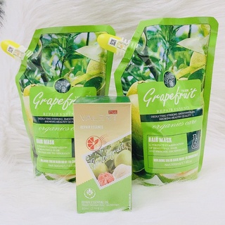 Kem hấp - ủ - xả phục hồi tóc hư tổn từ bưởi cao cấp 500ml