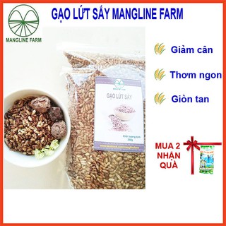 Gạo lứt sấy 1kg giảm cân giữ dáng giòn tan ăn là ghiền