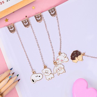 Bookmark Kẹp Đánh Dấu Trang Sách Kim Loại Enamel Nhiều Hình Vpp Đáng Yêu