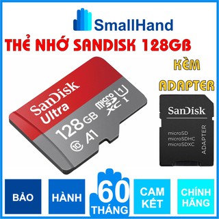 Thẻ nhớ SanDisk 128GB Chính hãng – Bảo hành 5 năm – SanDisk Ultra MicroSD – Kèm Adapter
