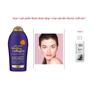 Dầu xả chống rụng và kích thích mọc tóc OGX biotin conditioner collagen Biotin Mỹ (577ml)