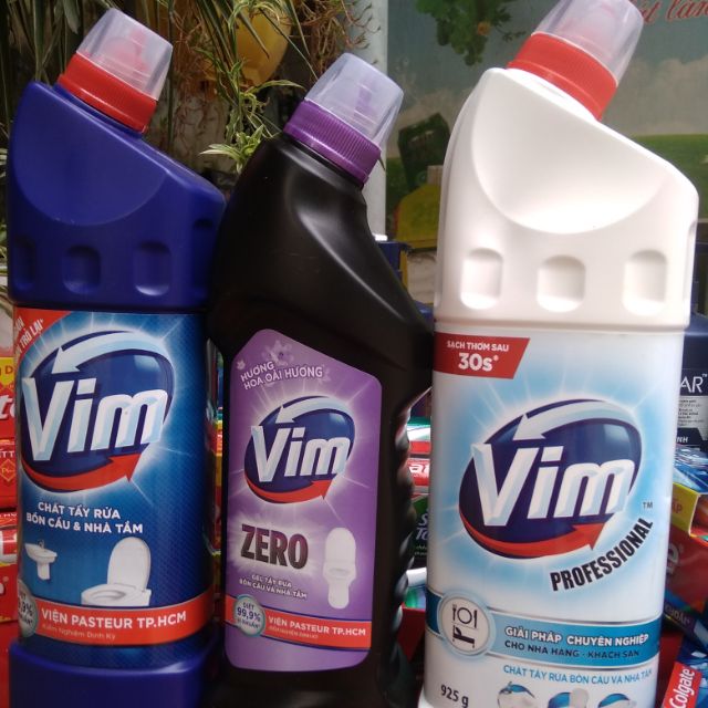 Nước tẩy bồn cầu vim zero 750ml