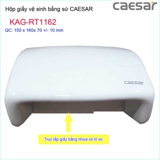 Kệ đựng giấy bằng sứ Caesar, hộp giấy vệ sinh KAG-RT1162