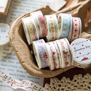 (Chiết theo chu kỳ) Băng dính washi tape hoạ tiết đáng yêu thích hợp trang trí JOURNAL