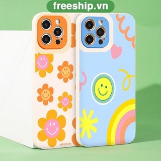 Ốp iphone viền vuông chống sốc hoa mặt cười sống động ốp lưng iphone6/6s/7/8Plus/se2020/xs/xr/xsmax/11/12/13/Pro/Prommax