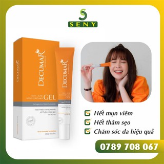Gel Decumar Giúp Ngăn Ngừa và làm mờ vết thâm sẹo sau mụn NANO CURCUMIN