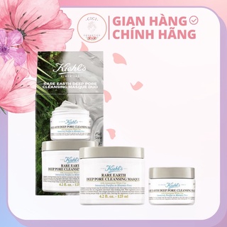 [CÓ BILL] Set mặt nạ đất sét Kiehl's Rare Earth Deep Pore Cleansing masque