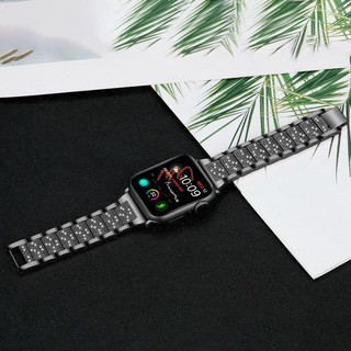 Dây kim loại đính đá Apple Watch seri 1 2 3 4 5