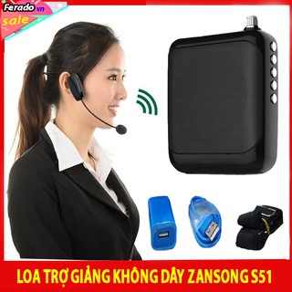 Máy Trợ Giảng  ZANSONG có micro không dây nhỏ gọn tiếng to S51