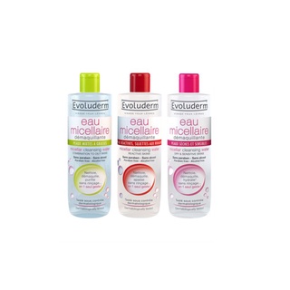 Nước tẩy trang Evoluderm Micellar Cleansing Water 250ml (Tùy chọn)