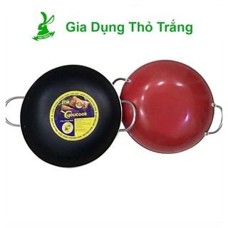 Chảo chống dính 32cm 34cm có 2 quai chuyên đồ xào phủ sơn Sơn Whitford của Mỹ
