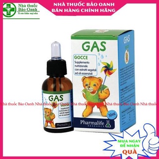 Siro Gas Bimbi 30ml - hỗ trợ giảm rối loạn tiêu hóa, nôn chớ - nhập khẩu từ hãng Fitobimbi của Ý - tích điểm tặng quà