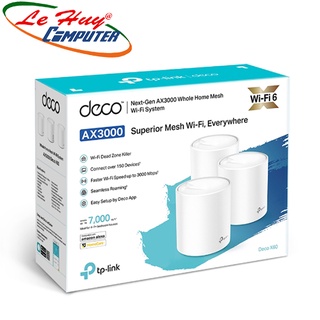 Bộ Phát Wifi Mesh TP-Link Deco X60 3-pack WIFI 6 AX3000Mbps