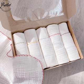 Khăn Sữa Cho Bé/Khăn Sữa Xô BéBé Chất Xô Muslin Thấm Hút Tốt Set 5 Cái Cho Bé