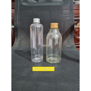 Chai nhựa 300-350 ml nắp vặn nhôm fi 28