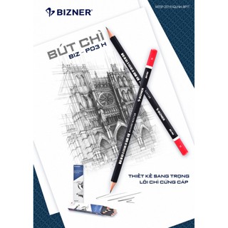 Bút chì gỗ cao cấp Bizner BIZ-P03 (Hộp 10 cây)