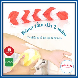 Bông tắm dài 2 màu đẹp mắt 01039