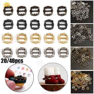 Set 20 / 40 Khóa Thắt Lưng 6x6mm Cho Búp Bê