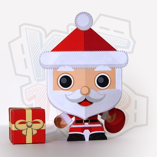Mô hình giấy Giáng Sinh Noel Happy Holidays! (Christmas)