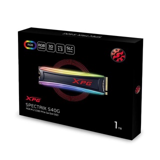 Ổ cứng ssd Adata XPG SPECTRIX S40G RGB 1TB PCIe NVMe 3x4 (Doc 3500MB/s, Ghi 3000MB/s) new chính hãng