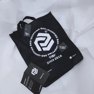 Túi tote TIBI vải canvas phong cách ulzzang unisex
