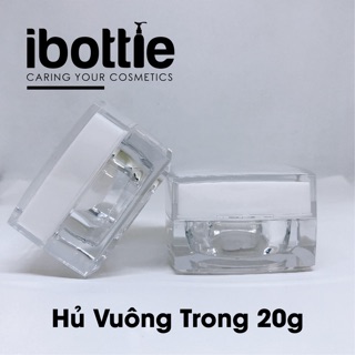 Chai lọ sang chiết mỹ phẩm -Hủ vuông trong 10g, 20g, 30g