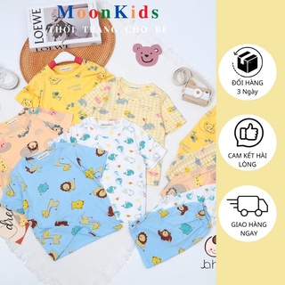 Bộ Cộc Tay Minky momHọa Tiết MICKIđồ cho bé trai,body đùi minky,bộ thun lạnh cho bé trai đồ bộ cộc tay kwoo 6-18kg