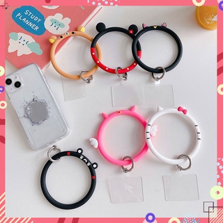 Dây Đeo Cổ Tay ChấT LiệU Silicone Có Dây GàI HọA TiếT HoạT HìNh Cho Apple Huawei Xiaomi OPPO