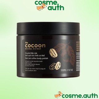 Tẩy Da Chết Body Cà Phê Đắk Lắk - Cocoon Dak Lak Coffee Body Pilish 200ml