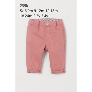 Quần kaki hồng bé gái, HM US săn SALE